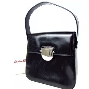 Salvatore Ferragamo Patent Leather Handbag